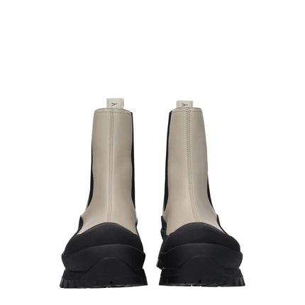Stella McCartney Black Leather Ankle Boots