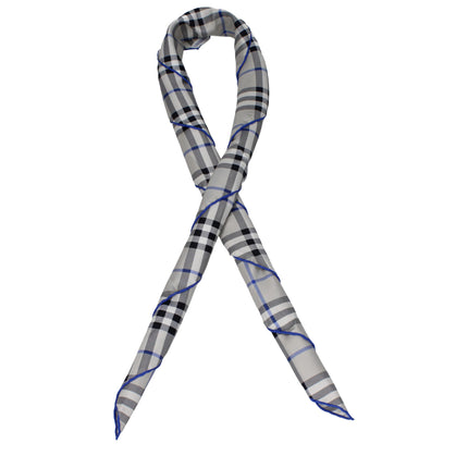 Burberry Gray Silk Foulard