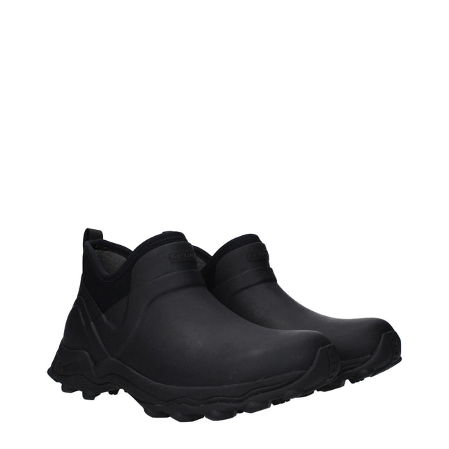 Givenchy Black Cotton Ankle Boots