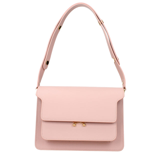 Marni Pink Leather Shoulder Bag