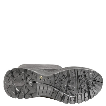 Dolce & Gabbana Metallic Silver Pull On Rain Boots Shoes