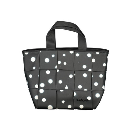 Desigual Nero Poliuretano Woman Shoulder Bag