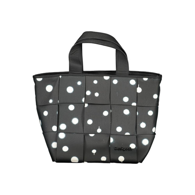 Desigual Nero Poliuretano Woman Shoulder Bag
