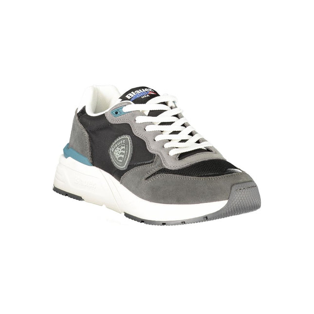 Blauer Nero Polyurethane Men Sneaker