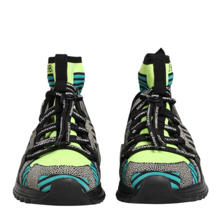Dolce & Gabbana Multicolor Sorrento Socks Men Sneakers Shoes