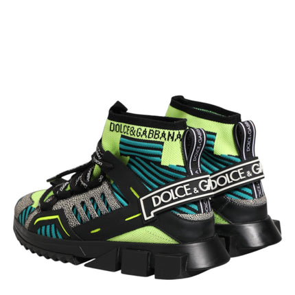 Dolce & Gabbana Multicolor Sorrento Socks Men Sneakers Shoes