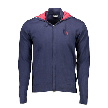 U.S. POLO ASSN. Blue Cotton Men's Cardigan