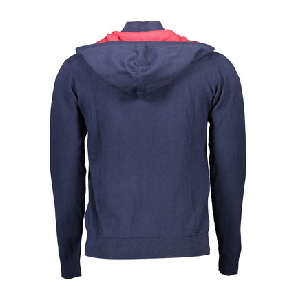 U.S. POLO ASSN. Blue Cotton Men's Cardigan
