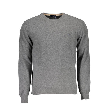 Harmont & Blaine Grigio Wool Men Sweater