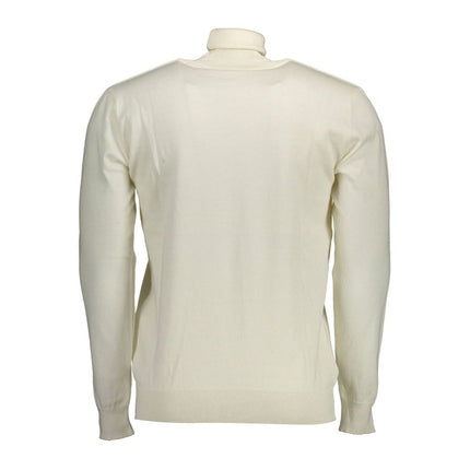 U.S. POLO ASSN. White Cotton Men's Sweater