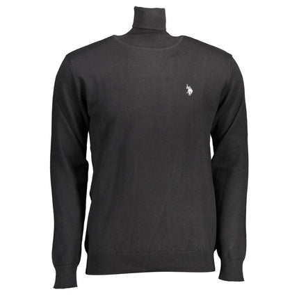 U.S. POLO ASSN. Black Cotton Men's Sweater