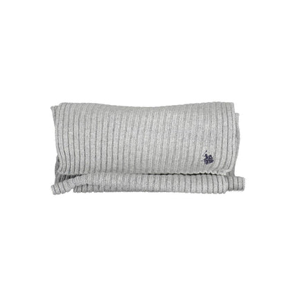 U.S. POLO ASSN. Gray Wool Men's Scarf