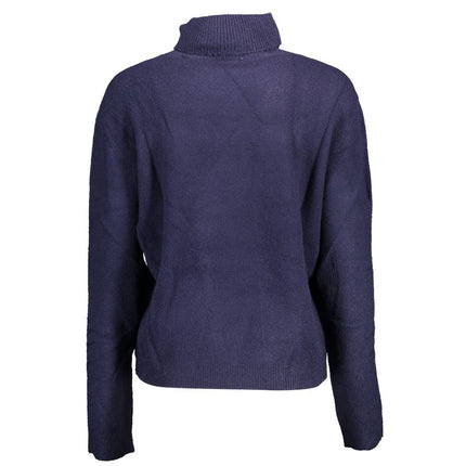U.S. POLO ASSN. Blue Acrylic Womens Sweater