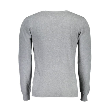 U.S. POLO ASSN. Gray Wool Men's Sweater