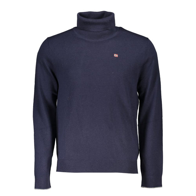 Napapijri Blue Tessuto Men Sweater