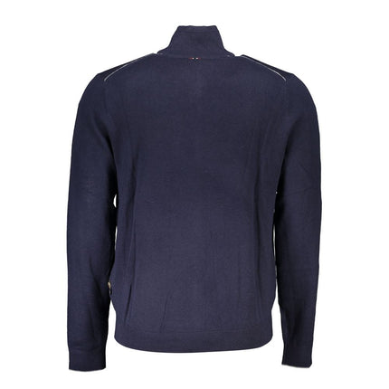 Napapijri Blue Tessuto Men's Cardigan