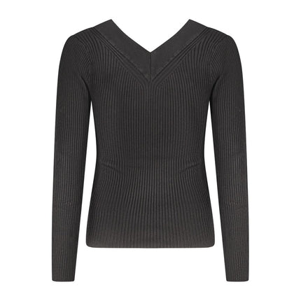 Guess Jeans Black Viscosa Women Sweater