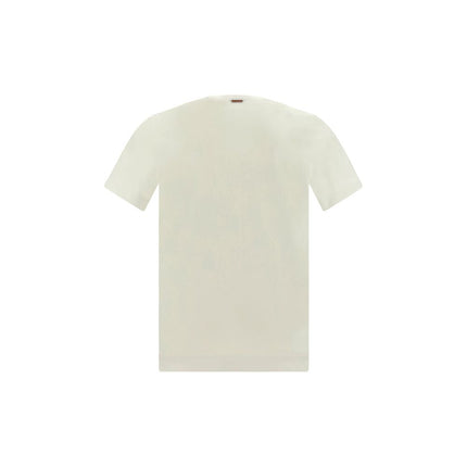 ZEGNA White Cotton T-Shirt