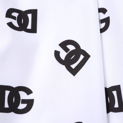 Dolce & Gabbana White Logo Cotton Skinny Denim Trouser Pants