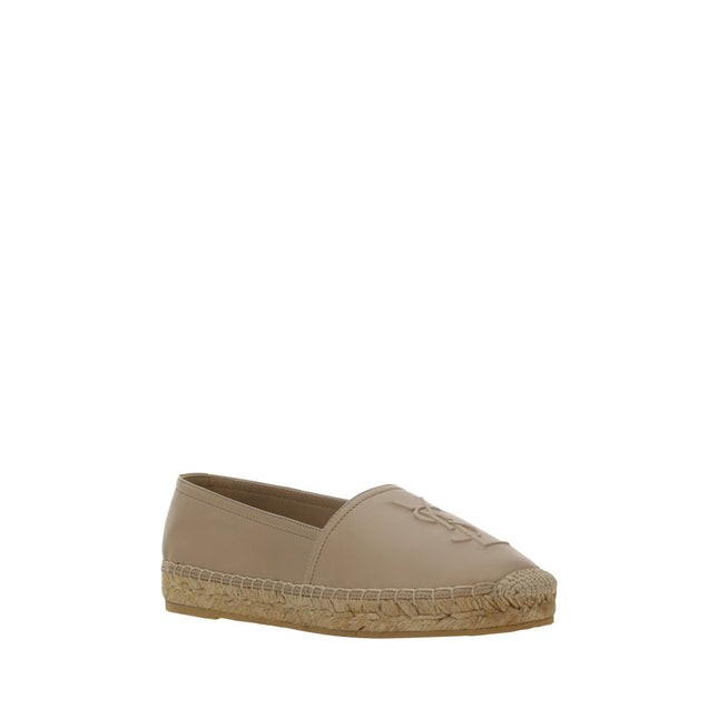 Saint Laurent Beige Lamb Ovis Aries Aries Espadrilles