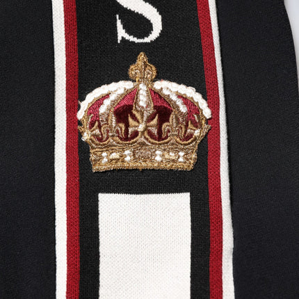 Dolce & Gabbana Black DG King Full Zip Sweatshirt  Sweater