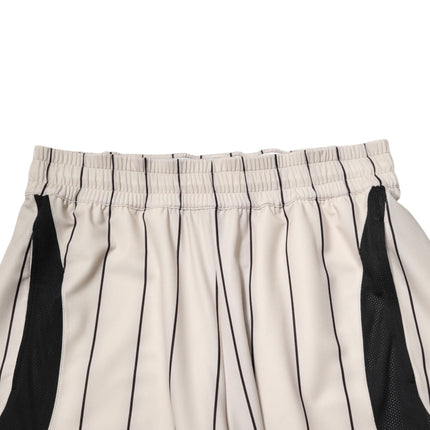 Dolce & Gabbana Off White Polyester DG Logo Sweatshorts Shorts