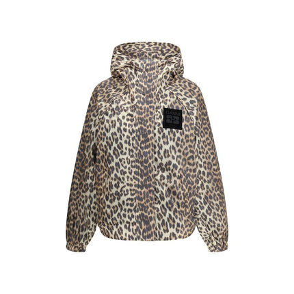 Ganni Multicolor Nylon Rain Coat