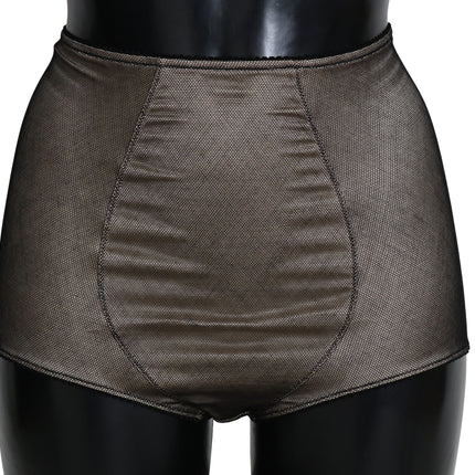 Dolce & Gabbana Bottoms Underwear Beige With Black Net