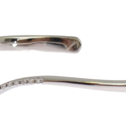 Nialaya Skyfall CZ 925 Silver Bangle Bracelet