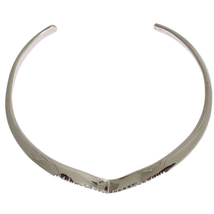 Nialaya Skyfall CZ 925 Silver Bangle Bracelet