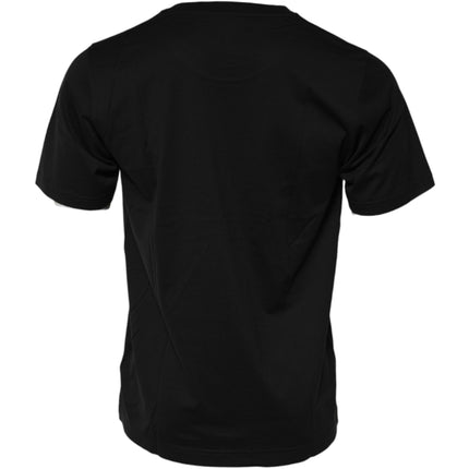 Dolce & Gabbana Black DG Royals Cotton Crew Neck T-shirt