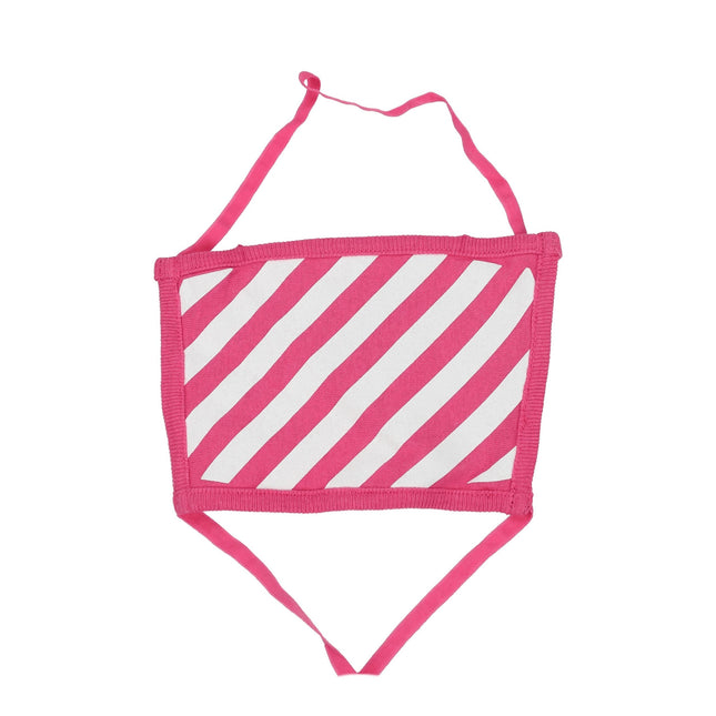 Off-White Pink Cotton Facemask