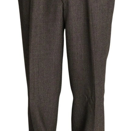 Dolce & Gabbana Brown Single Breasted Wool Suit