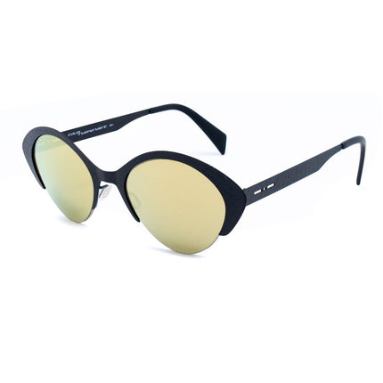 Italia Independent Black Metal Sunglasses