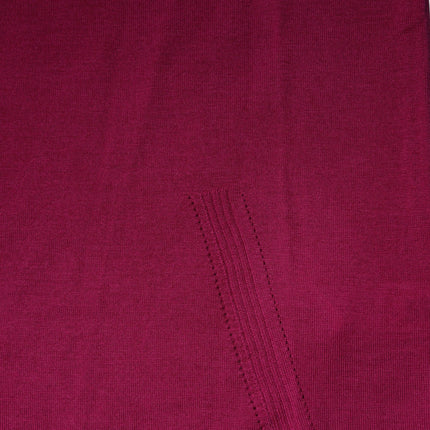 Dolce & Gabbana Fuchsia Wool Long Sleeves Turtleneck Sweater