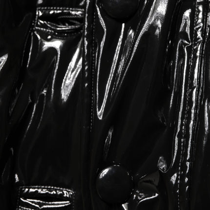 Dolce & Gabbana Polyester Black Quilted Puffer Coat  Jacket