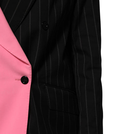 Dolce & Gabbana Multicolor Patchwork Embellished Coat Jacket