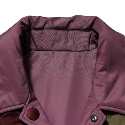 Dolce & Gabbana Multicolor Patchwork PolyesterQuilted Jacket