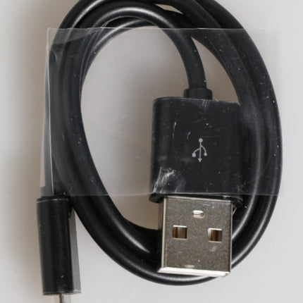 Dolce & Gabbana Black Leather Exotic Skin 3000mAh Power Bank Charger USB