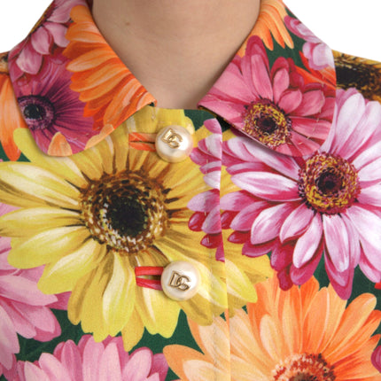 Dolce & Gabbana Multicolor Daisy Print Floral Fantasy Jacket