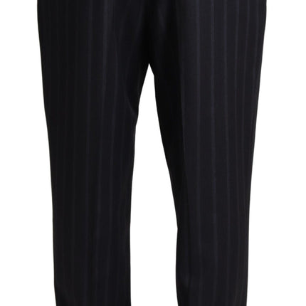 Dolce & Gabbana Gray Wool Blend Formal Trousers Pants