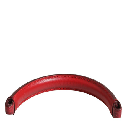 Dolce & Gabbana Red Small Ayers Leather Bag Handle Women Shoulder Strap