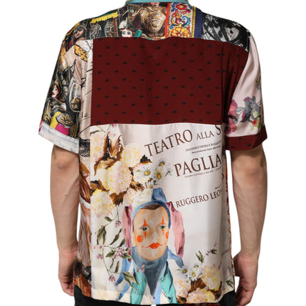 Dolce & Gabbana Multicolor Shell Print Hawaii Casual Shirt