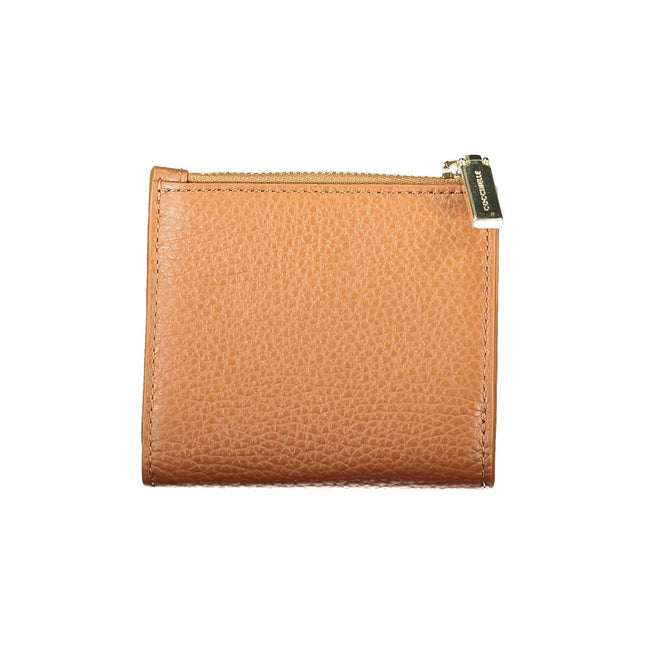 Coccinelle Marrone Leather Women Wallet Coccinelle