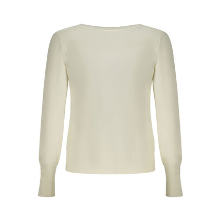 Guess Jeans Bianco Viscosa Womens Cardigan