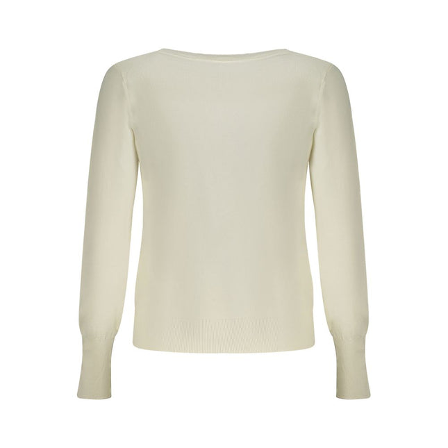 Guess Jeans Bianco Viscosa Womens Cardigan