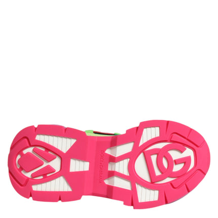 Dolce & Gabbana Multicolor Leather Airmaster Low Top Sneaker Shoes