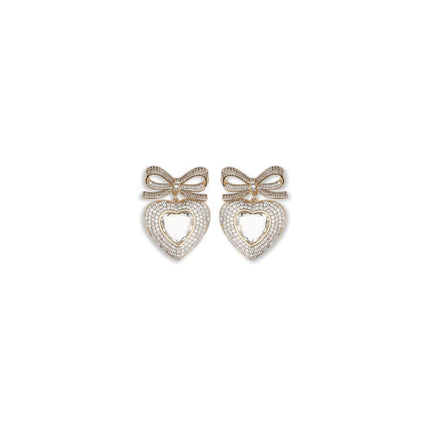 Self-Portrait Gold Brass Earrings