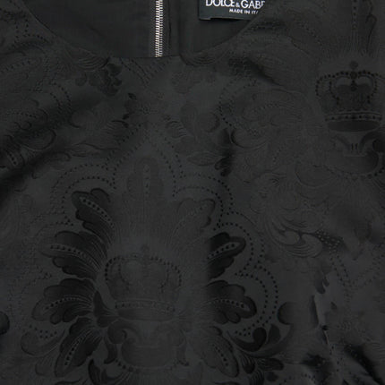 Dolce & Gabbana Black Sleeveless Bodycon A-line Mini Dress