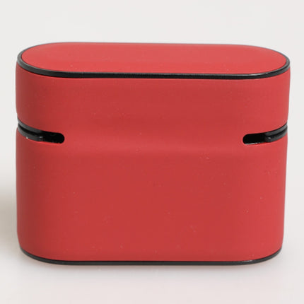 Dolce & Gabbana Red White Silicone Embossed Logo Accessory Airpods Case